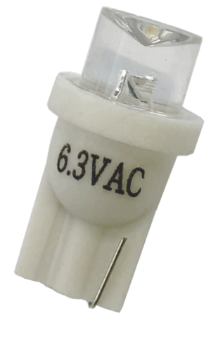 #555 Clear Concave Top LED Cold White