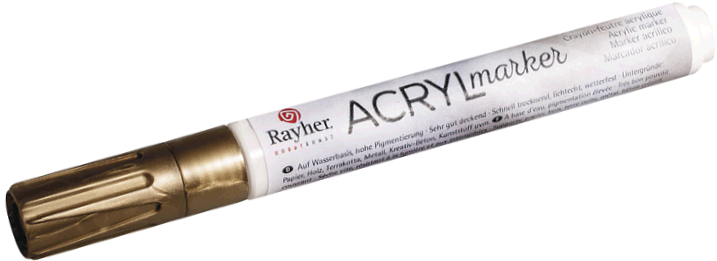 Acryl Marker Large Gold - Image 1