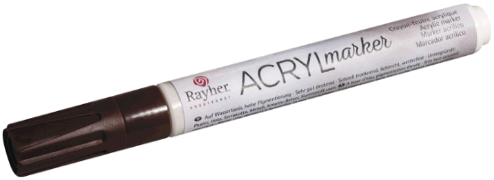 Acryl Marker Large Brown - Image 1