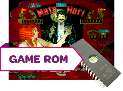 Mata Hari CPU Game Rom Set - Image 1