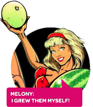 Whoa Nellie Big Juicy Melons starpost set - Image 2