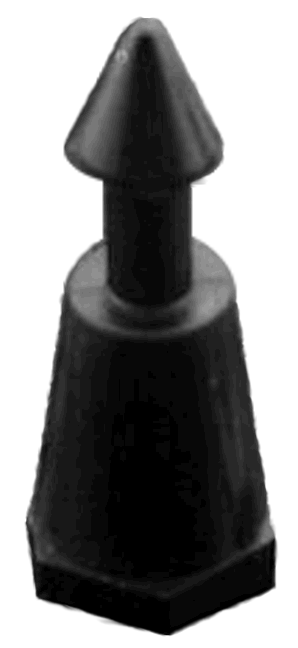 Minipost Single Groove Black