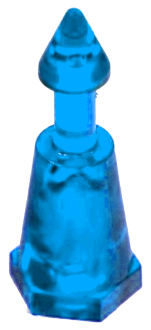 Minipost Single Groove Light Blue