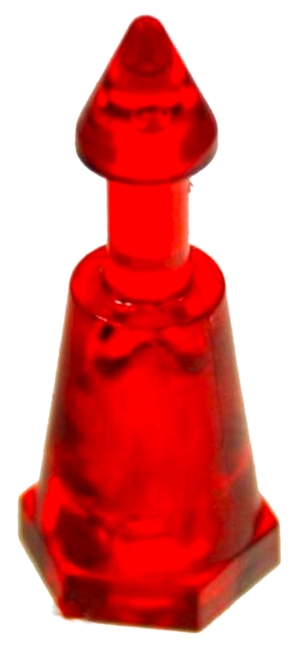 Minipost Single Groove Red