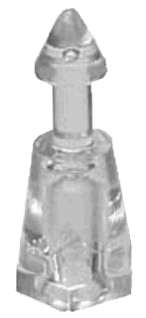 Minipost Single Groove Clear