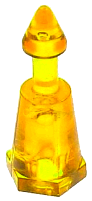 Minipost Single Groove Yellow