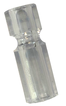 Plastic Post #8 x 1.06 Transparant