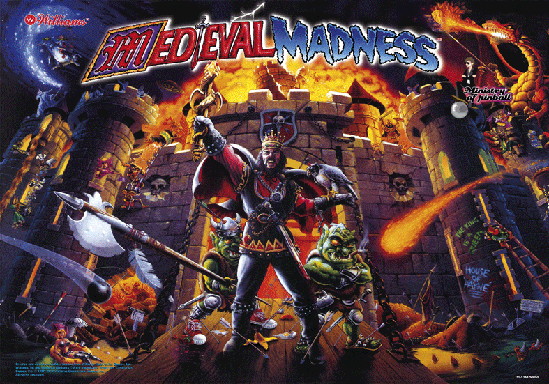Medieval Madness 3D Translite