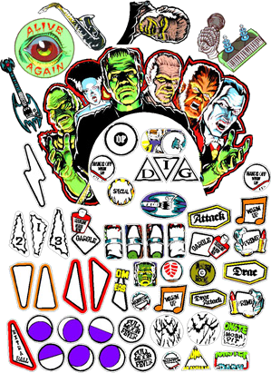 Monster Bash Insert Decals