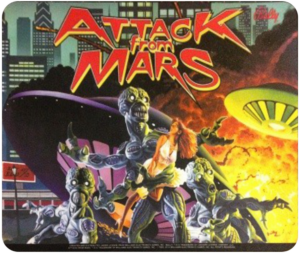 Attack from Mars Mousepad