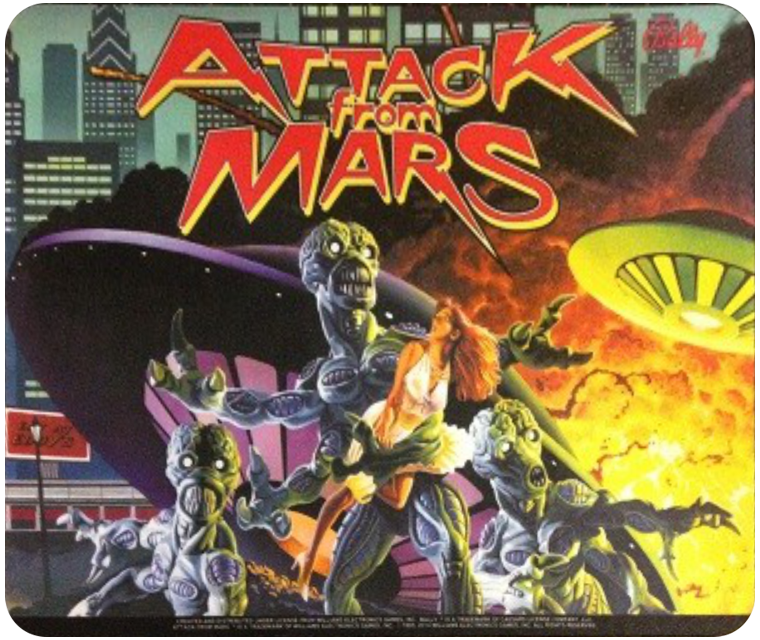 Attack from Mars Mousepad - Image 1