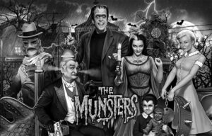 The Munsters Black/White Alternate Translite