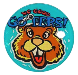 No Good Gofers Plastic Keyfob 1