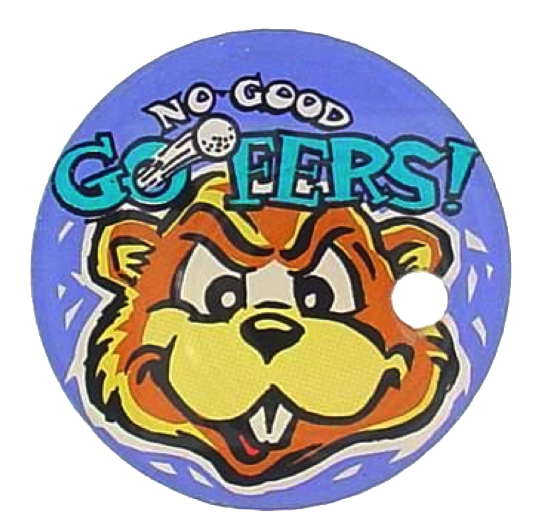 No Good Gofers Plastic Keyfob 2 - Image 1