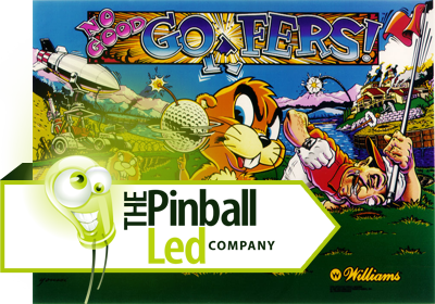 No Good Gofers UltiFlux Playfield LED Set