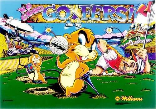 No Good Gofers Backglass - Image 1