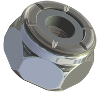 Nylon Insert Lock Nut 6-32