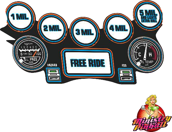 The Getaway Playfield Overlay - Image 1