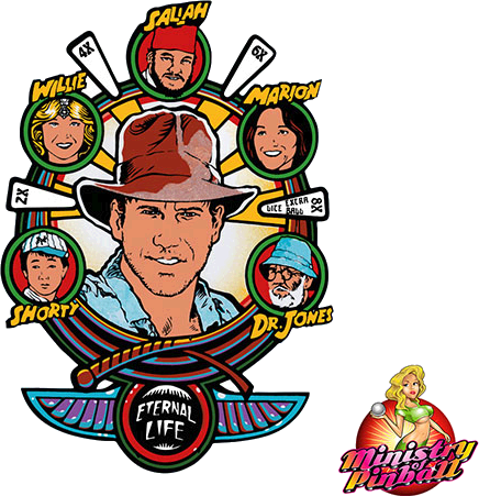 Indiana Jones Playfield Overlay - Image 1