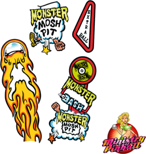 Monster Bash Playfield Overlay 2