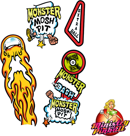 Monster Bash Playfield Overlay 2 - Image 1