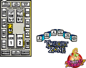Twilight Zone Playfield Overlay
