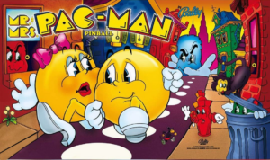 Mr. & Mrs. Pac-Man Pinball Translite