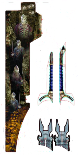 Lord of the Rings Thick Plastic Set