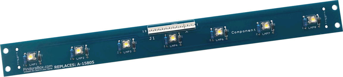 Dr. Who 7 Lamp Board Assy - Image 1