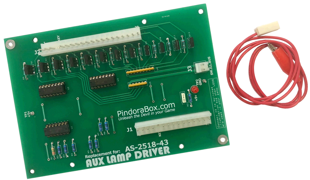 Aux LED/Lamp Driver Board for Bally/Stern (AS-2518-43) - Image 1