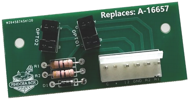 Indiana Jones Dual Motor Opto Board A-16657 - Image 1