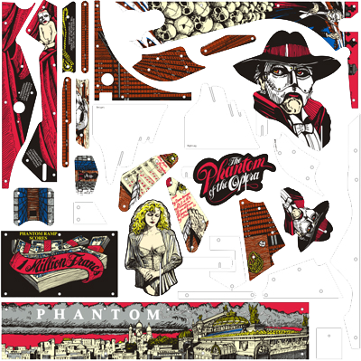 Phantom of the Opera Plastic Set - Image 1