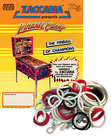 Pinball Champ Rubber Set - Image 1
