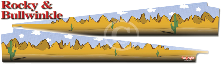 Adventures of Rocky and Bullwinkle and Friends PinBlades