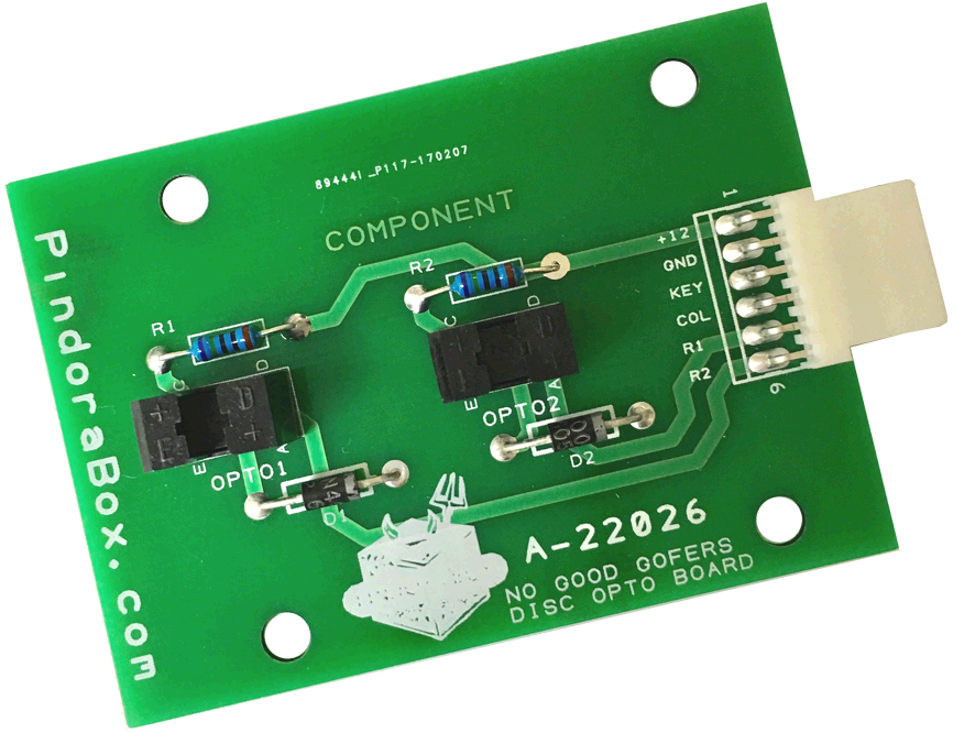 No Good Gofers Disc Opto Board A-22026 - Image 1
