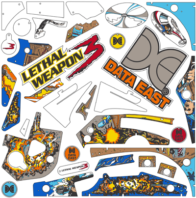 Lethal Weapon 3 Plastic Set - Image 1