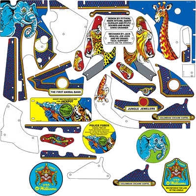 Police Force Plastic Set - Image 1