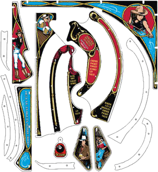 Eight Ball Deluxe Plastic Set - Image 1