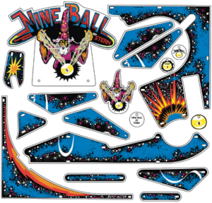 Nine Ball Plastic Set