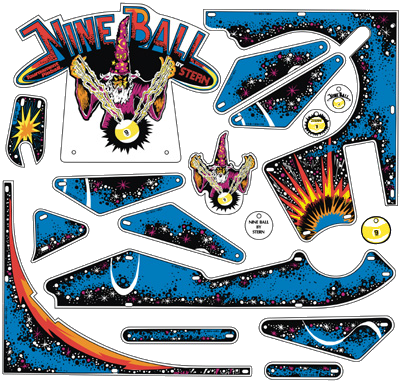 Nine Ball Plastic Set - Image 1