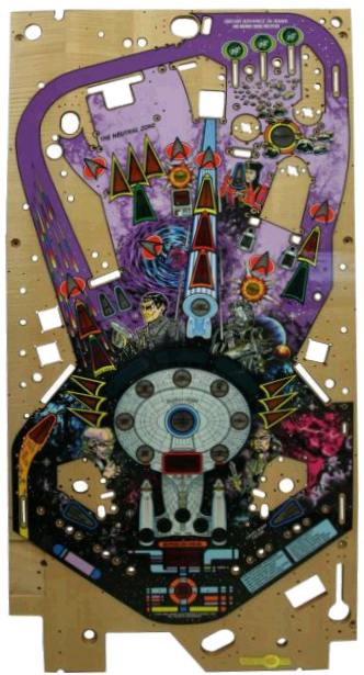 Star Trek The Next Generation Playfield - Image 1