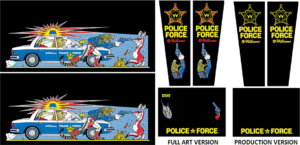 Police Force Cabinet Decals