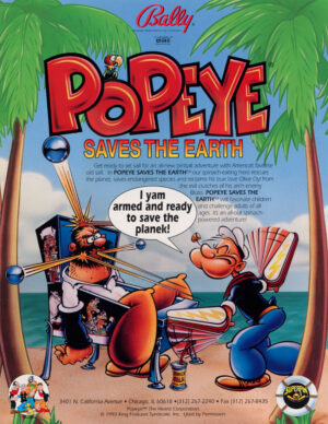 Popeye Saves the Earth Flyer