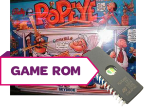 Popeye CPU Game/Sound Rom Set (Prototype)
