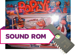 Popeye CPU Sound Rom U2