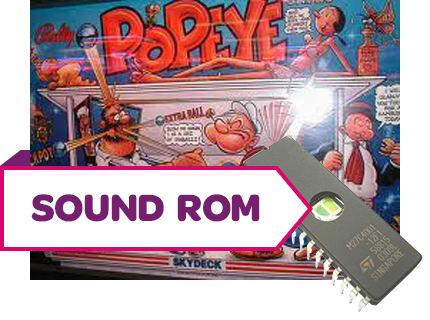 Popeye CPU Sound Rom U6 - Image 1