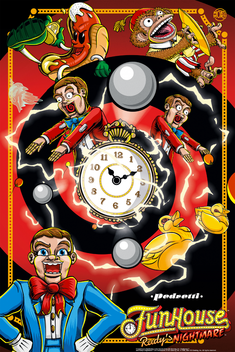 Funhouse "Rudy’s Nightmare" Pinball Kit - Image 9