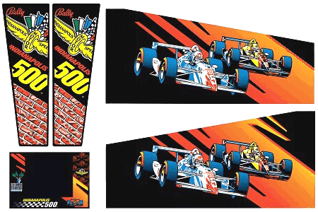 Indianapolis 500 Cabinet Decals (Next Gen)