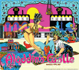 Aladdin's Castle Mini Translite