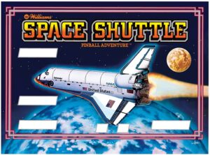 Space Shuttle Backglass